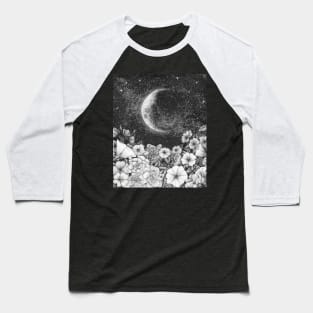 Moonlight in the Garden Baseball T-Shirt